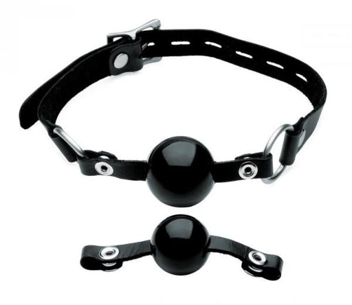 Isabella Sinclaire Interchangeable Silicone Ball Gag Set Black | SexToy.com