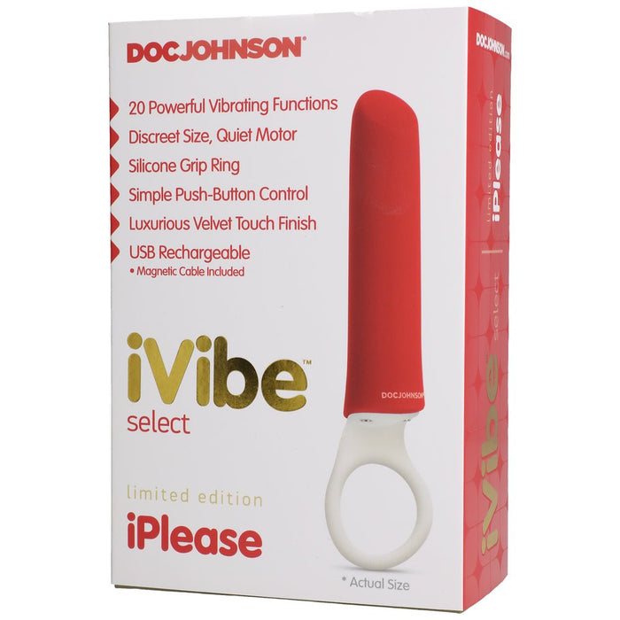 iVibe Select iPlease Limited Edition Red - SexToy.com