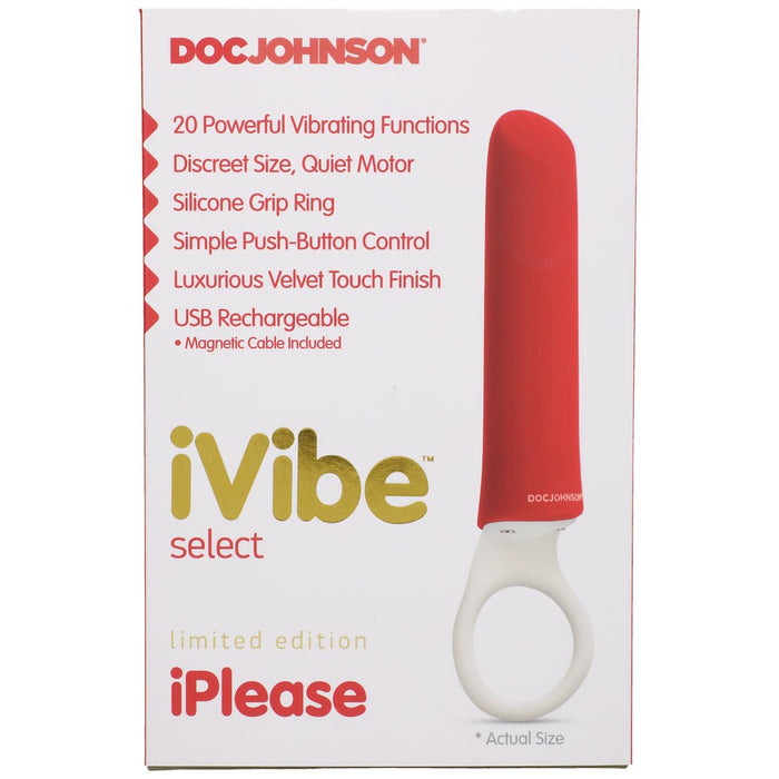 iVibe Select iPlease Limited Edition Red - SexToy.com