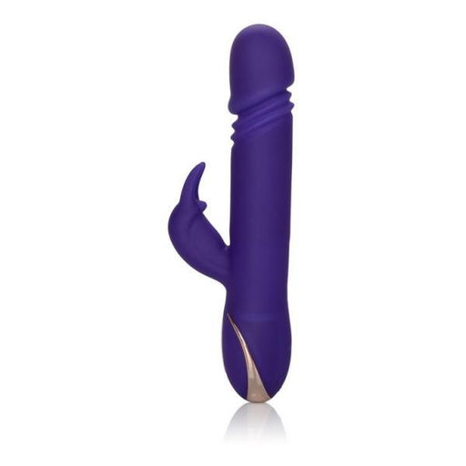 Jack Rabbit Silicone Thrusting Vibrator Purple | SexToy.com