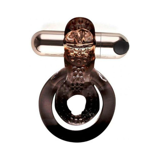 Jayden Rose Gold Rechargeable Vibrating Erection Ring - SexToy.com