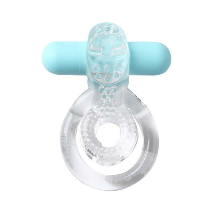 Jayden Vibrating Erection Enhancer Clear Ring - SexToy.com