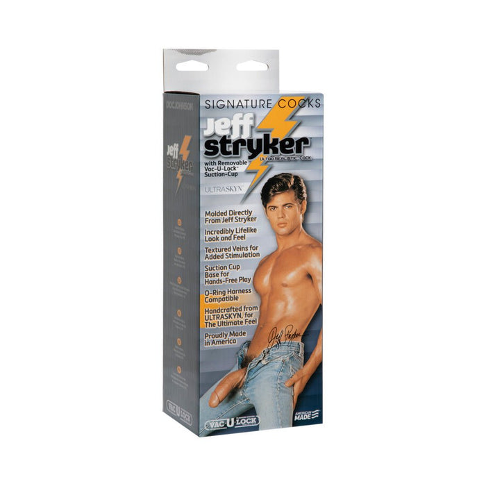 Jeff Stryker 10 Inch UltraSKYN Dildo - Beige - SexToy.com