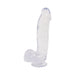 Jelly Jewels Cock And Balls With Suction Cup 8 Inch - SexToy.com