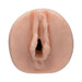 Close-up view of the Jesse Capelli Maple Honey Pocket Pussy made from realistic, skin-like material.