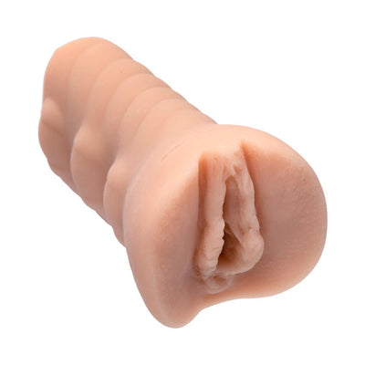 Realistic flesh-toned Jesse Capelli Maple Honey pocket pussy with textured exterior and detailed opening.