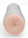 Clear and flesh-toned personal stroker molded from Jesse Jane’s anatomy with textured interior and ribbed exterior.