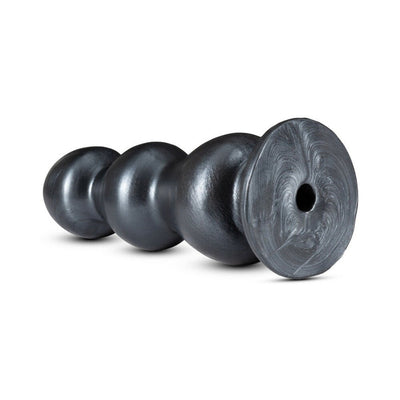 Jet Fierce Carbon Metallic Black large tapered plug with flexible design and flared base for secure harness play.