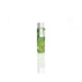 Bottle of Jo H2O Green Apple flavored personal lubricant with green label and silver cap on white background.