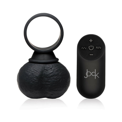 Jock 28x Vibrating Silicone Balls X Large Black - SexToy.com