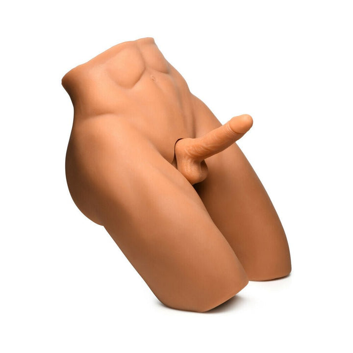 Jock Poseable Torso With Thrusting Posable 7 In. Dildo Medium - SexToy.com