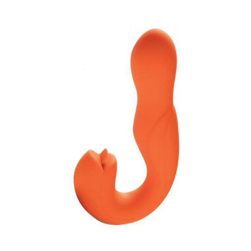 Joi Pro Rotating Head G-spot Vibrator & Clit Licker W/remote - Orange - SexToy.com