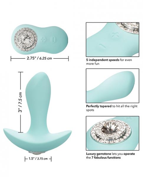 Jopen Pave Audrey Tapered Anal Stimulator Teal | SexToy.com