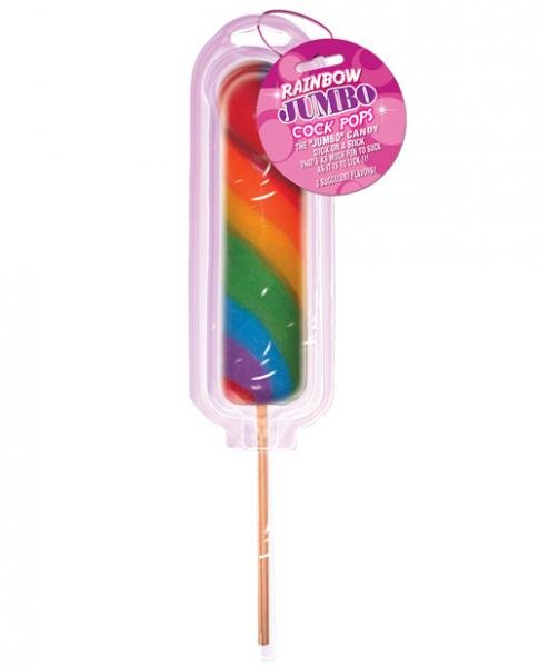 Jumbo Rainbow Pop on Blister Card | SexToy.com
