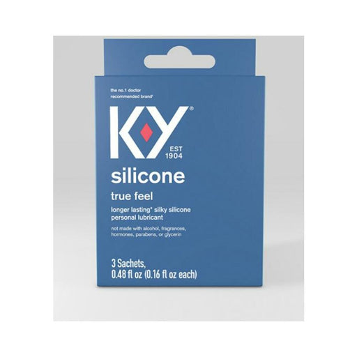 K-y Silicone True Feel Lube Pack Of 3 Satchet - SexToy.com