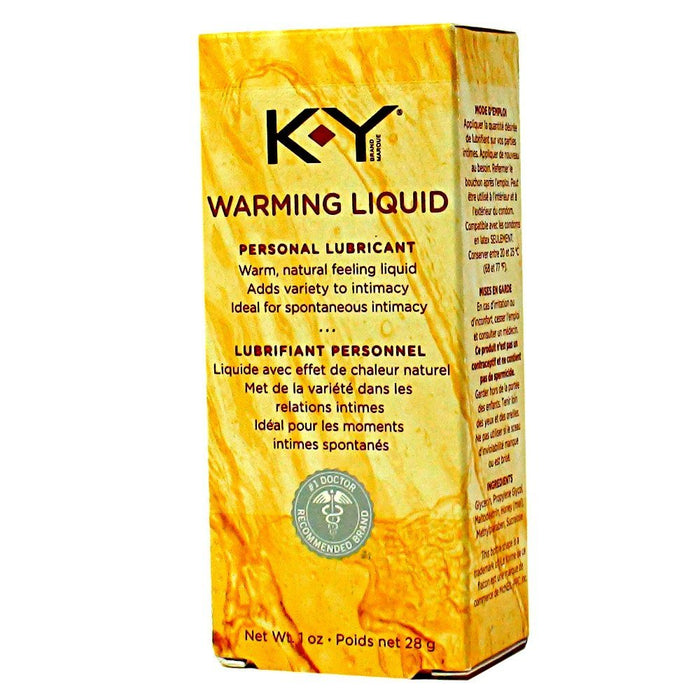 K-y Warming Liquid 1oz Water Based Lubricant | SexToy.com