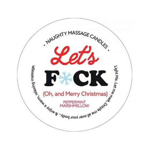 Kama Sutra Mini Massage Holiday Candle - 1.7 Oz Let's Fck - SexToy.com