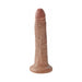7-inch realistic flesh-toned dildo with detailed texture and suction cup base on white background