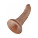 Realistic 7-inch flesh-toned dildo with detailed texture and suction cup base for hands-free use.