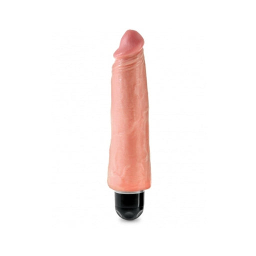 King Cock 8 inches Vibrating Stiffy Beige | SexToy.com