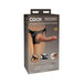 King Cock Elite Comfy Silicone Body Dock Kit packaging showing strap-on harness with realistic silicone dildo.