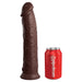 King Cock Elite Silicone Dual-density Cock 11 In. Brown - SexToy.com