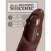 King Cock Elite Silicone Dual-density Cock 8 In. Brown - SexToy.com
