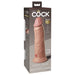 King Cock Elite Silicone Dual-density Cock 8 In. Light - SexToy.com