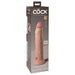 King Cock Elite Silicone Dual-density Cock 9 In. Light - SexToy.com