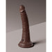 King Cock Elite Vibrating Silicone Dual-density Cock With Remote 7 In. Brown - SexToy.com