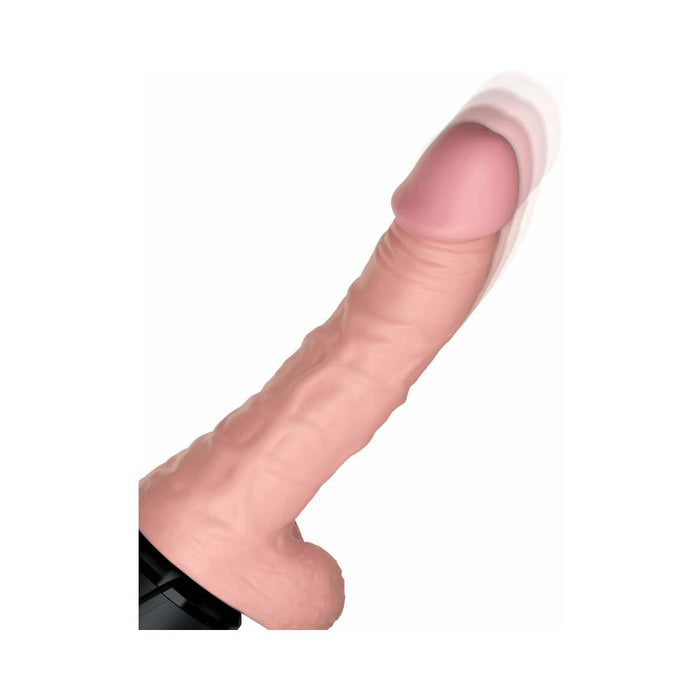 King Cock Plus 6.5" Triple Threat Dong - SexToy.com