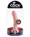 King Cock Plus 8 inches Dual Density Cock Beige | SexToy.com