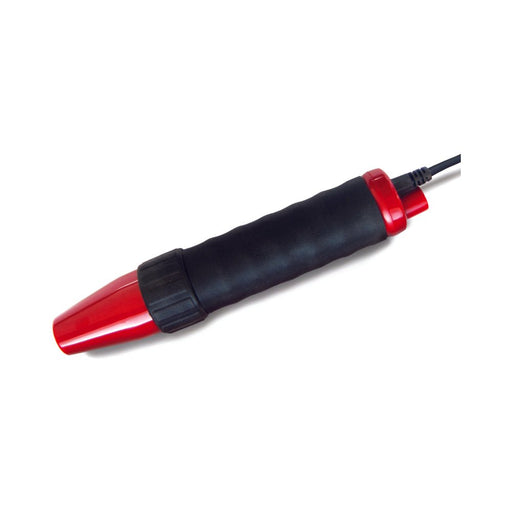 Kinklab Neon Wand with red handle and electrode, featuring a black textured grip and power cord attached.