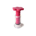 Kinklab T-Cups nipple suction device with clear cylinder and pink twist handle for adjustable vacuum pressure.