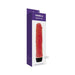 Kinx Osiris 6 realistic pink vibrator with textured shaft and black multi-speed control base in purple and white packaging.