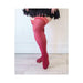 Kixies Holly Cranberry Sparkle Size Thigh-high Stockings B | SexToy.com