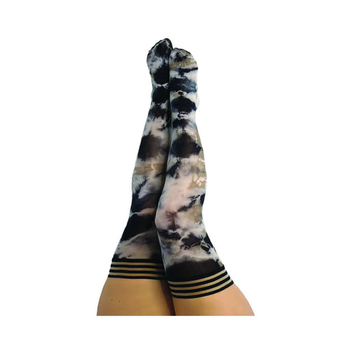 Kixies Mackenzie Black/white Tie-dye Size D | SexToy.com
