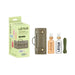 La Nua gift set with green ultra bullet, travel case, 100ml honey vanilla lube, and 100ml mist toy cleaner bottles.