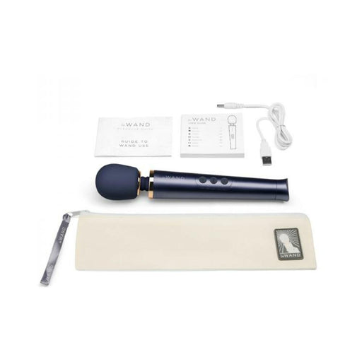 Le Wand Petite Rechargeable Vibrating Massager Navy | SexToy.com