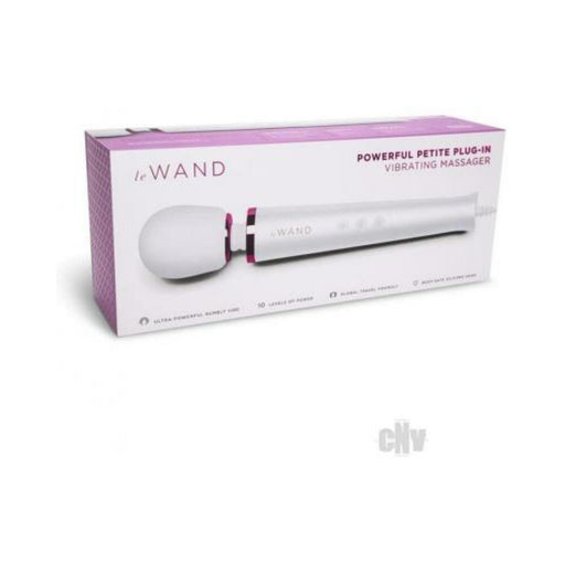 Le Wand Powerful Petite Plug-in White - SexToy.com