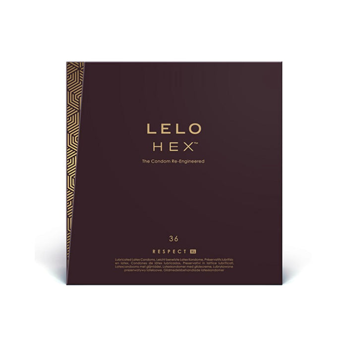 Lelo Hex Respect Xl Condom 36-pack | SexToy.com