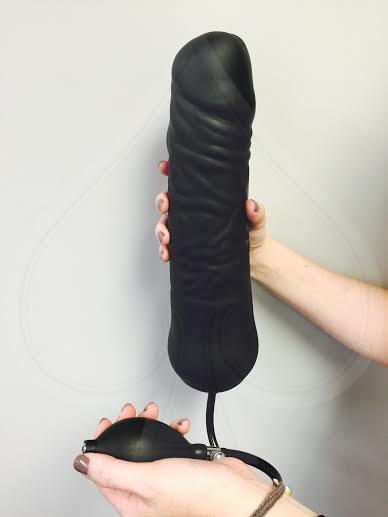 Leviathan Giant Inflatable Dildo Black | SexToy.com