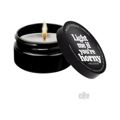 Light Me If Youre Horny 2oz Massage Candle - SexToy.com