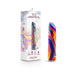 Limited Addiction Psyche Power Vibe in vibrant rainbow swirl pattern with matching colorful packaging box.