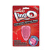 Packaging of Screaming O Ling O Vibrating Tongue Ring in pink with key features and product image on red background