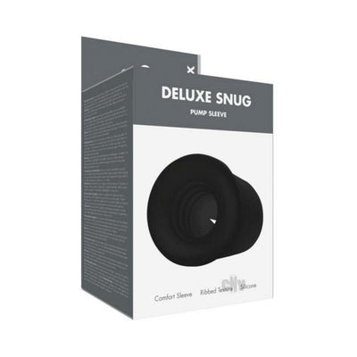 Linx Deluxe Snug Pump Sleeve Blk - SexToy.com