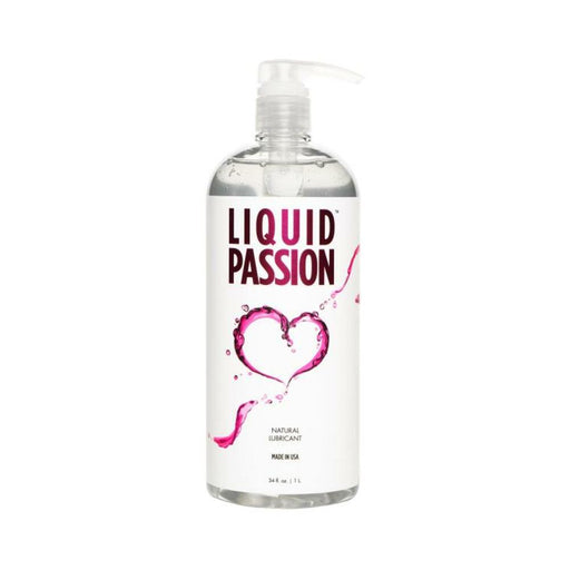 Liquid Passion Natural Lubricant - 34oz - SexToy.com