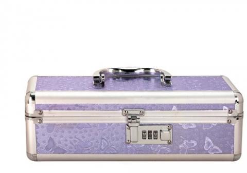 Lockable Vibrator Case Small Purple | SexToy.com