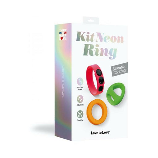 Love To Love Cockring Kit Neon | SexToy.com