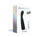 Packaging of Love To Love Feel Me Noir G-spot vibrator in black silicone with ergonomic design and rechargeable USB feature.
